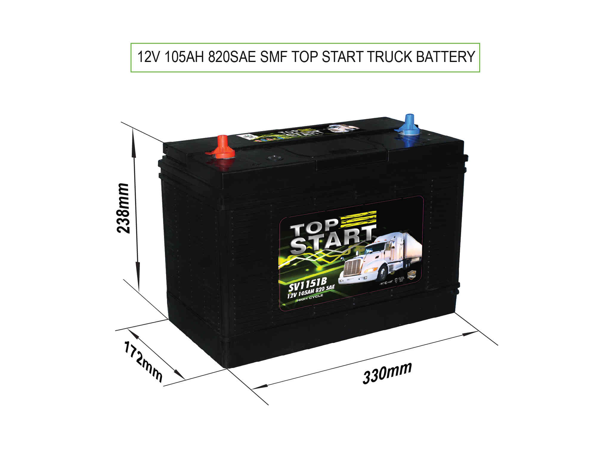 Truck Truck Batteries SV1151B title=