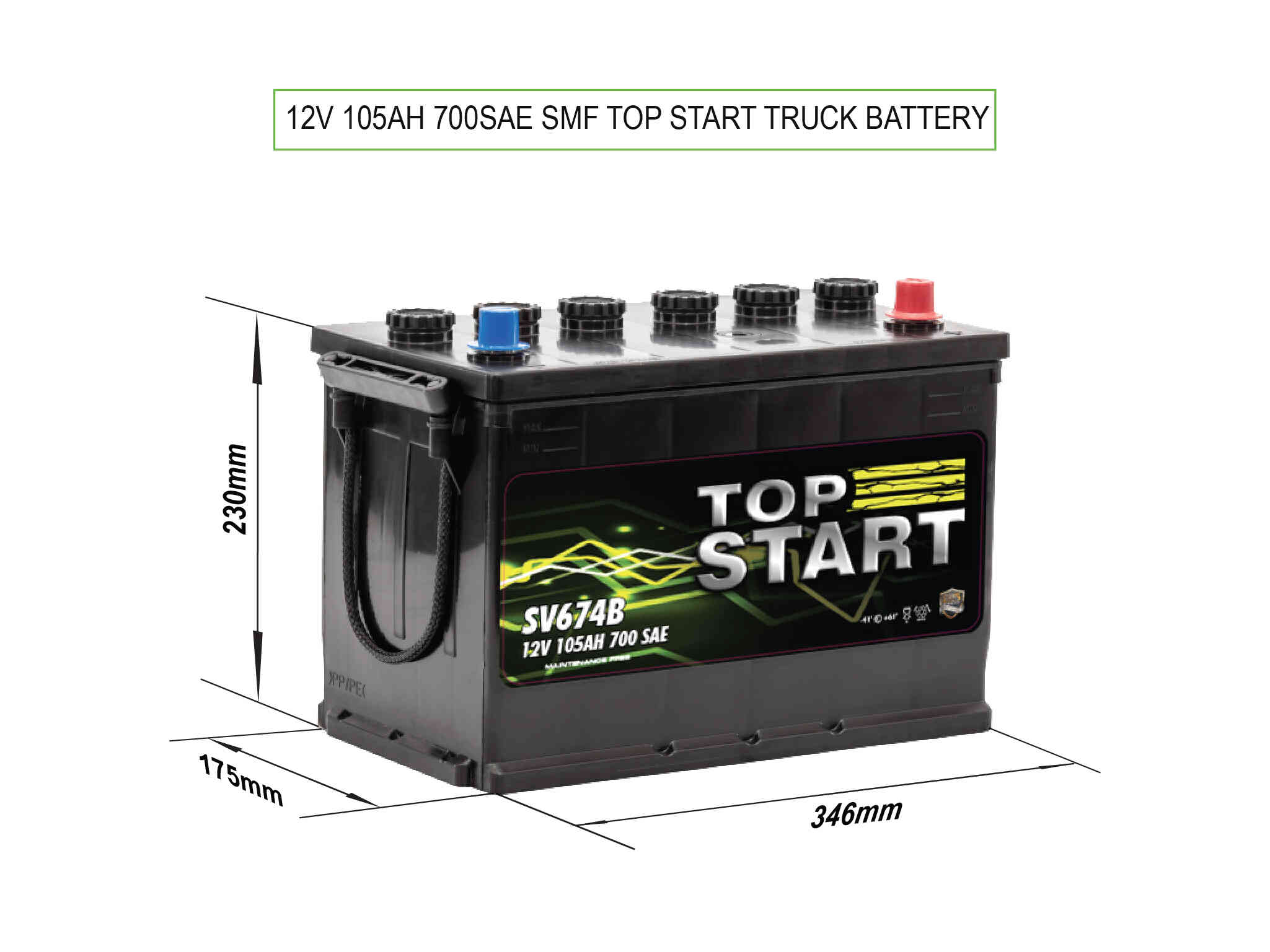 Truck Truck Batteries SV674B title=