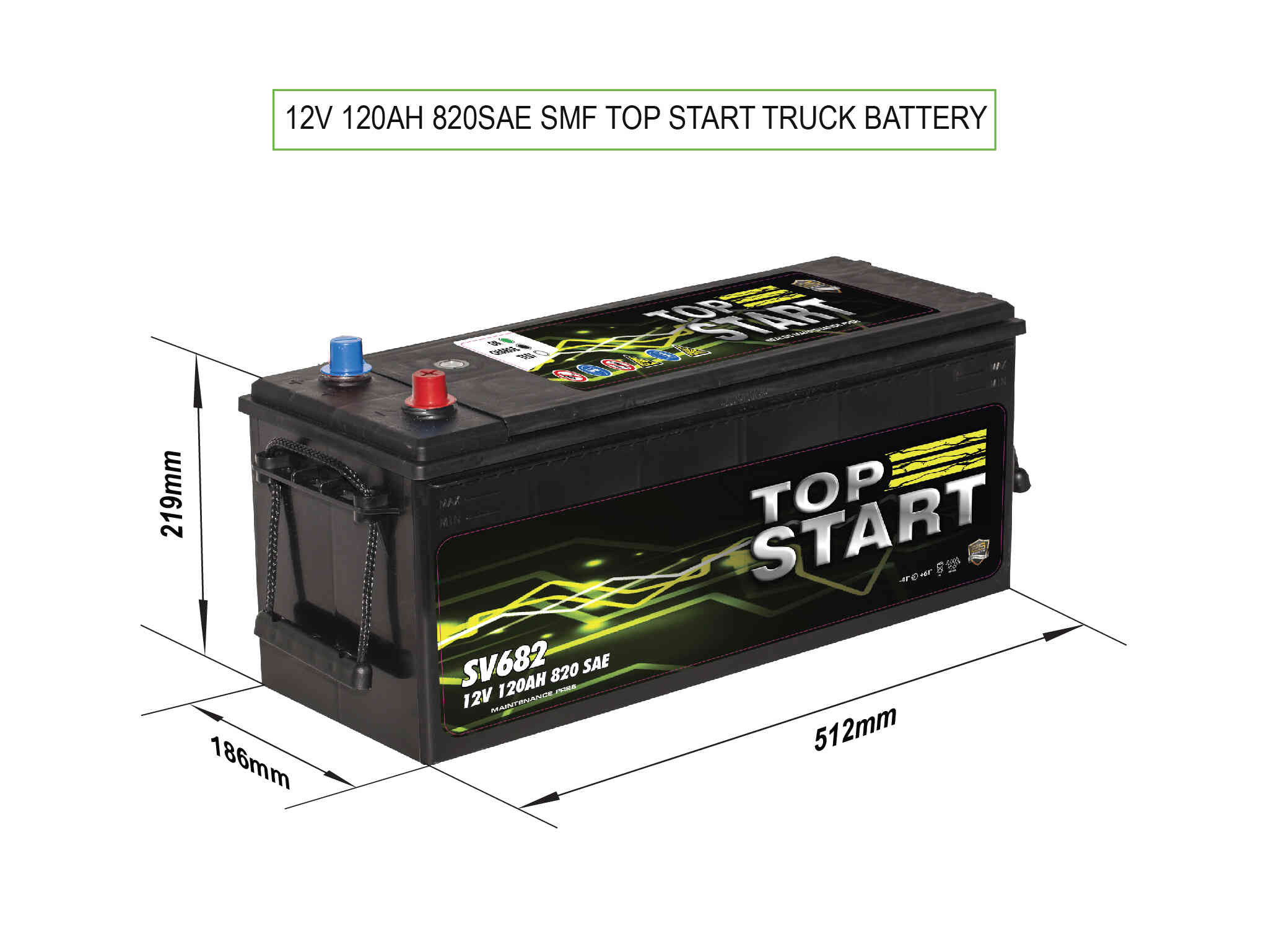 Truck Truck Batteries SV682 title=