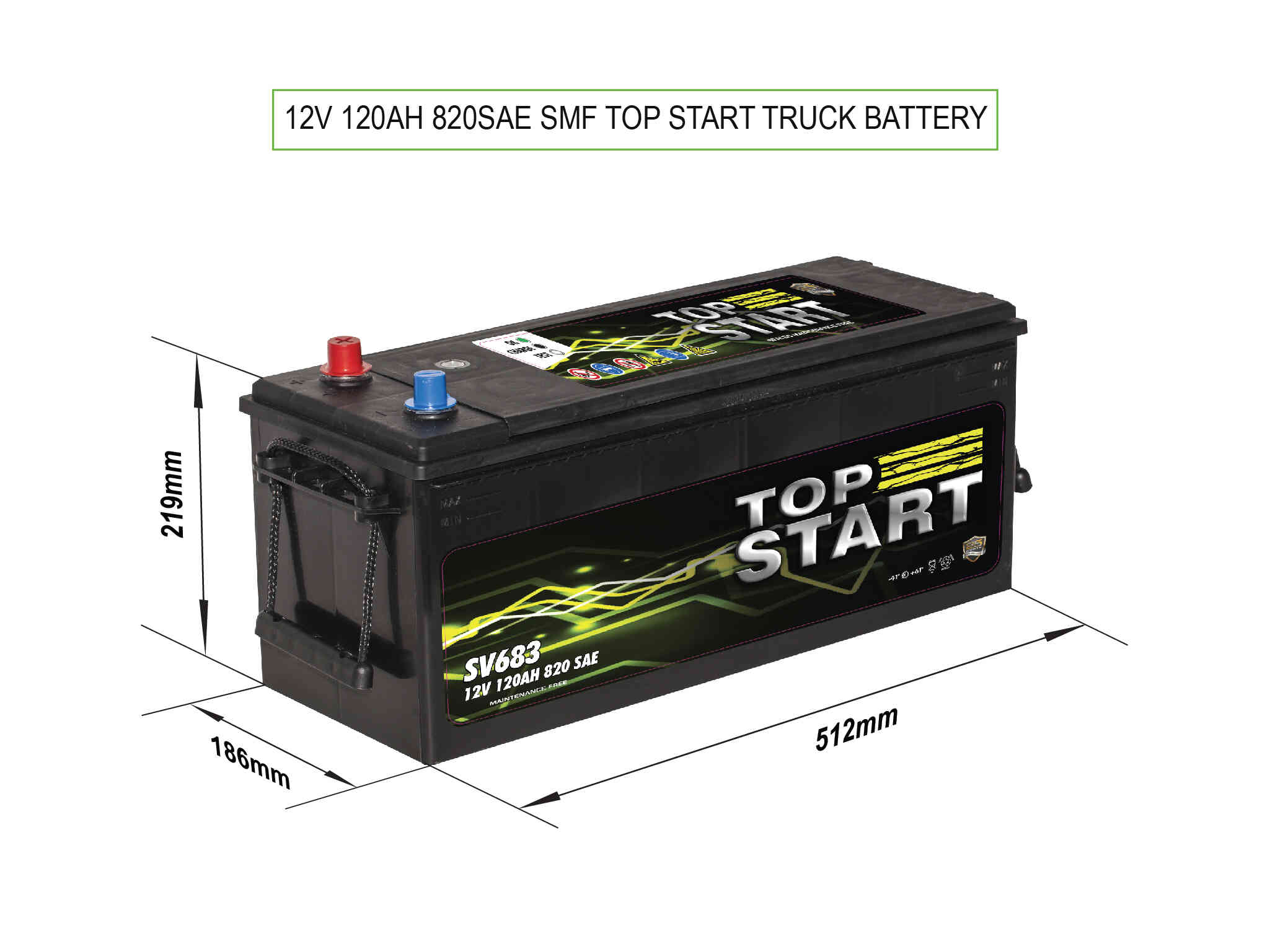 Truck Truck Batteries SV683 title=